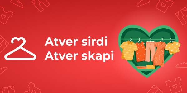 Ukrainas bēgļu atbalstam un tekstila šķirošanas veicināšanai Latvijā uzsāk kampaņu “Atver sirdi, Atver skapi!”