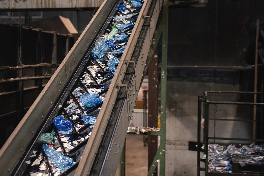 A new and modern waste sorting plant is being built in Acone, Salaspils Municipality