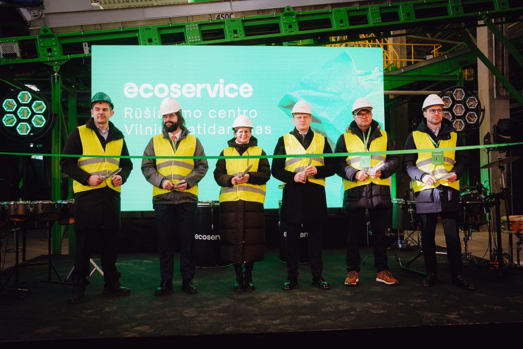 “Eco Baltia” grupas Lietuvas uzņēmums “Ecoservice” atklāj Baltijā modernāko dalīti savāktā iepakojuma šķirošanas centru